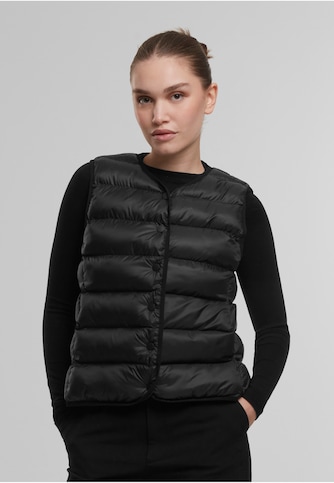 Ladies Button Puffer Vest