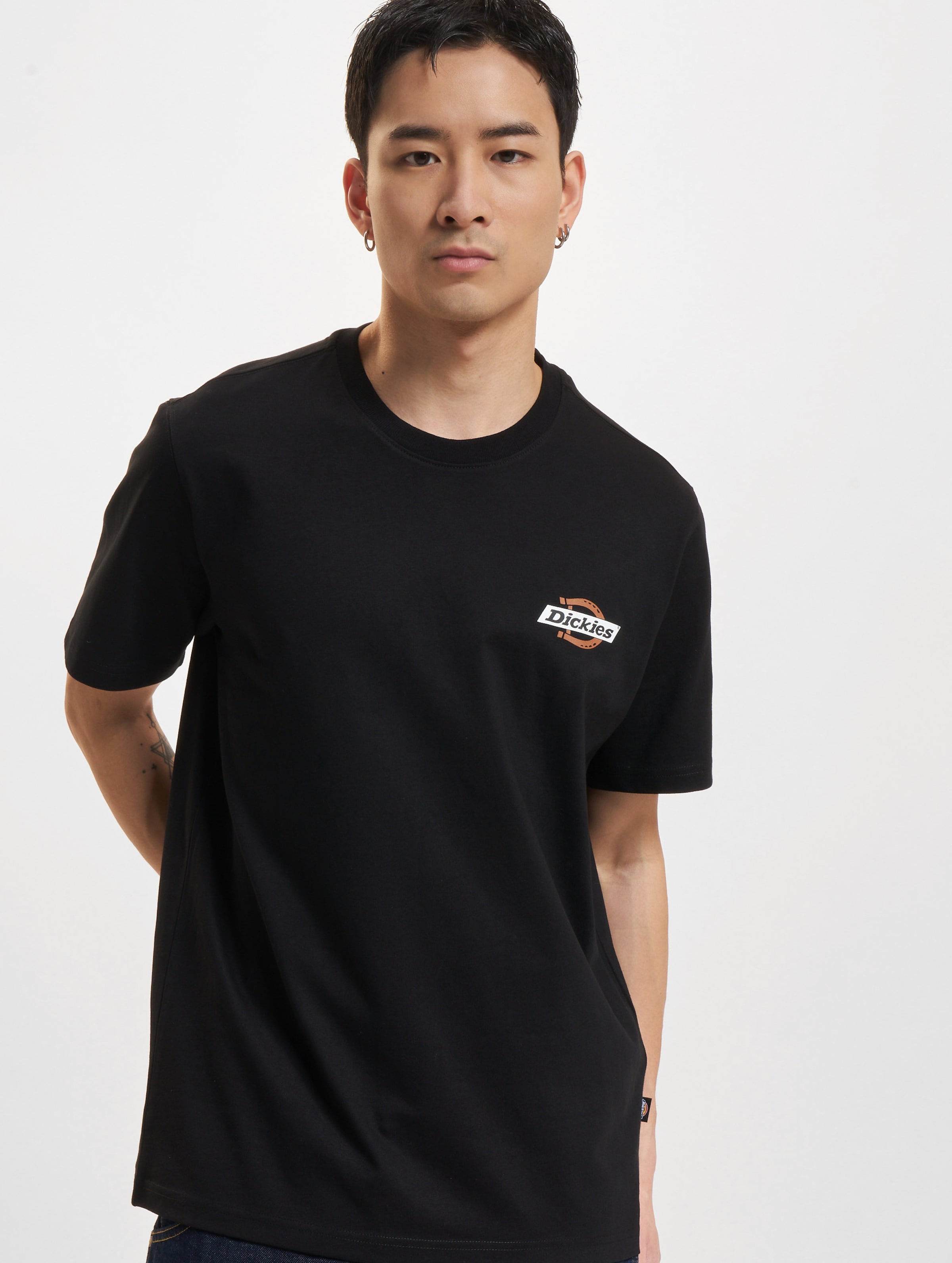 Dickies Ruston T-Shirt Mannen op kleur zwart, Maat XL