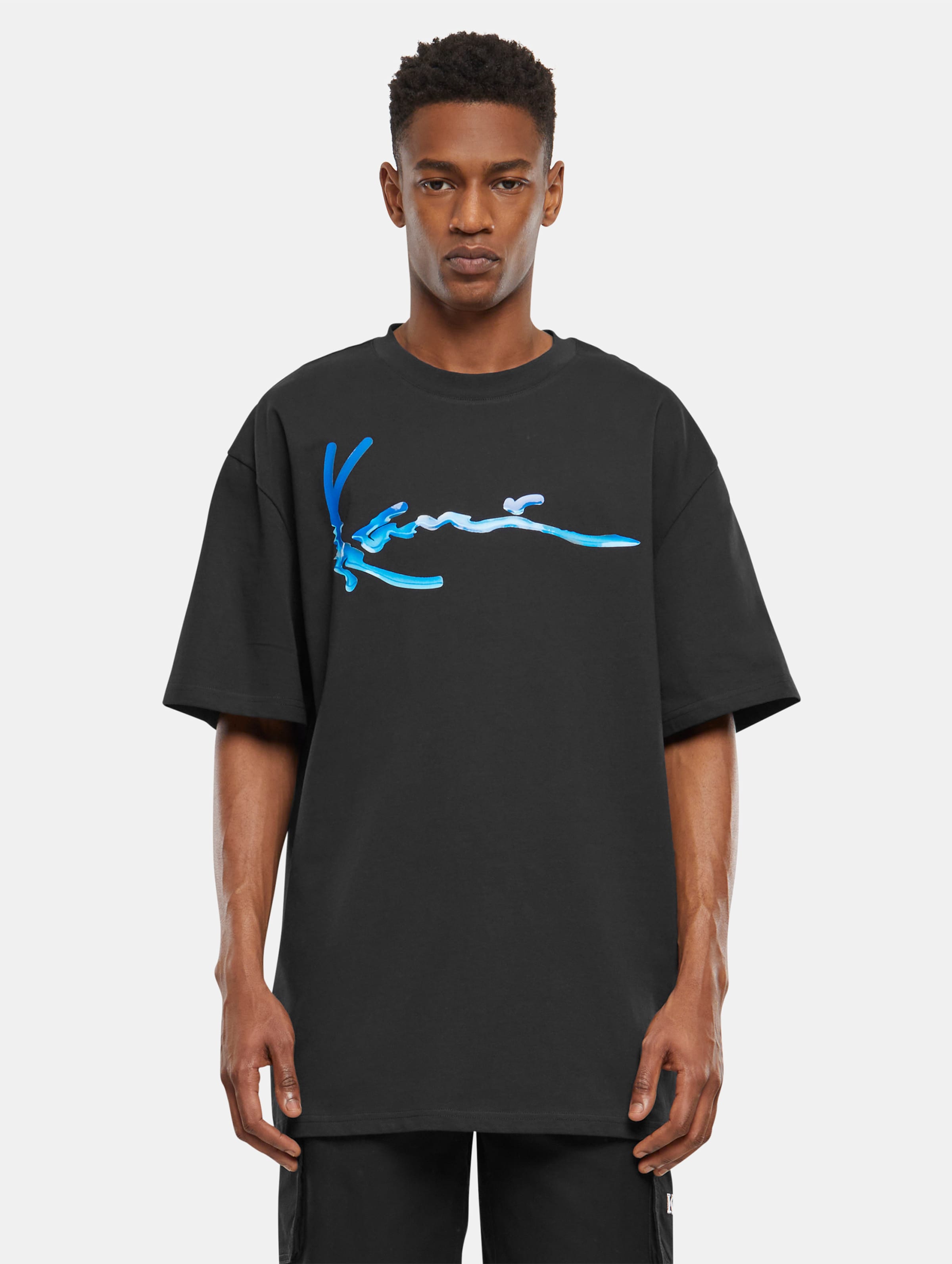 Karl Kani Water Signature T-Shirts black XS op kleur zwart, Maat XS