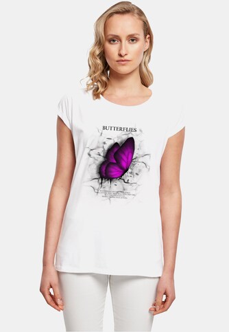 Ladies Butterflies Extended Shoulder 