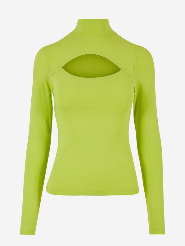 Urban Classics Ladies Cut Out Turtleneck Longsleeves-4