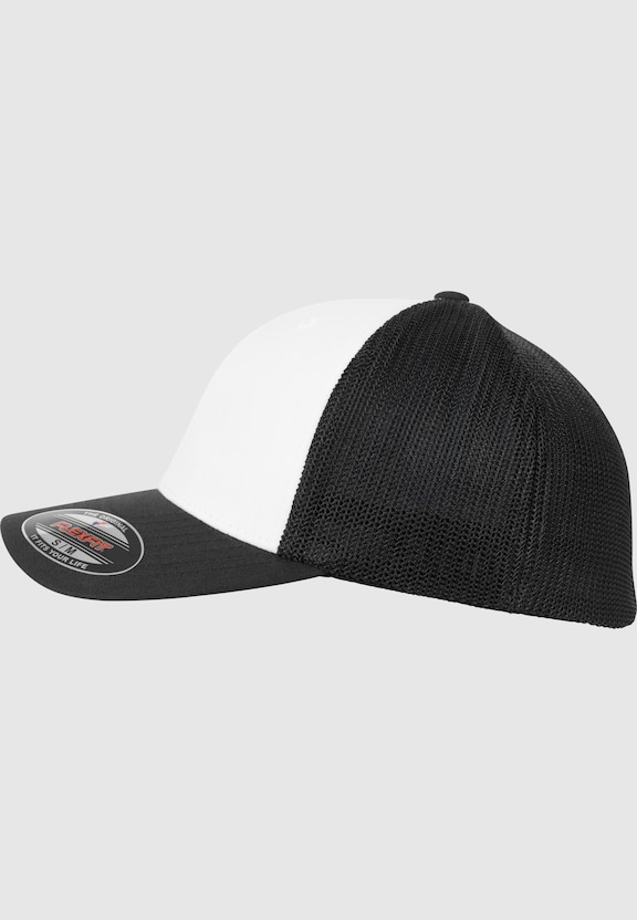 Flexfit Mesh Colored Front Snapback Cap-4