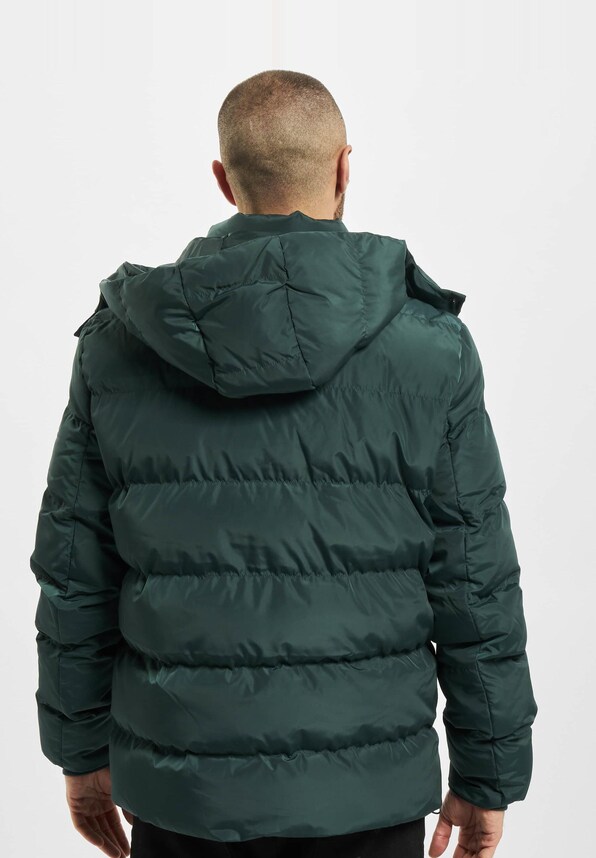 Urban Classics Hooded Puffer Jacket Bottle-1