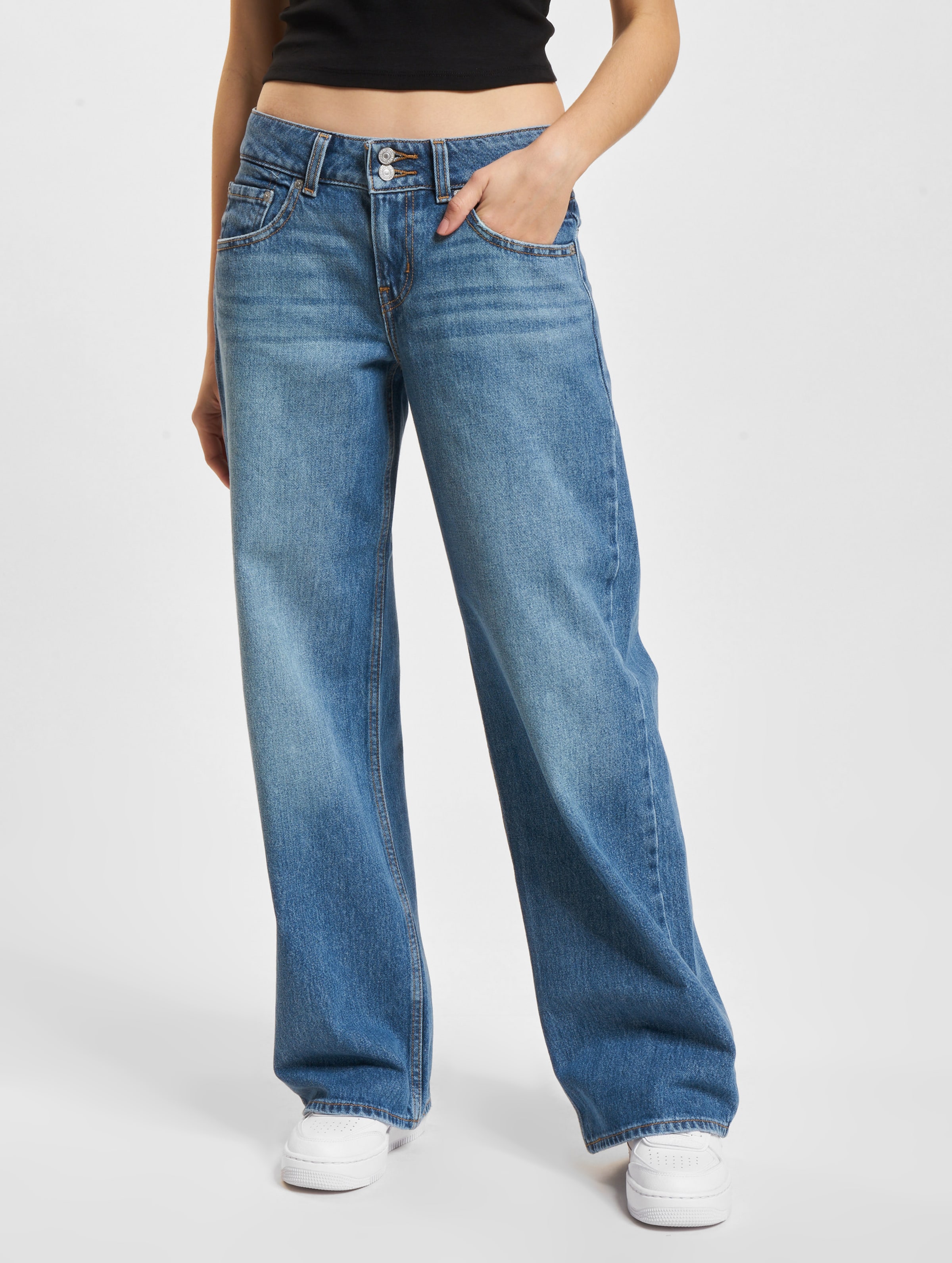 Levi's Superlow Loose Fit Jeans Vrouwen op kleur blauw, Maat 3132