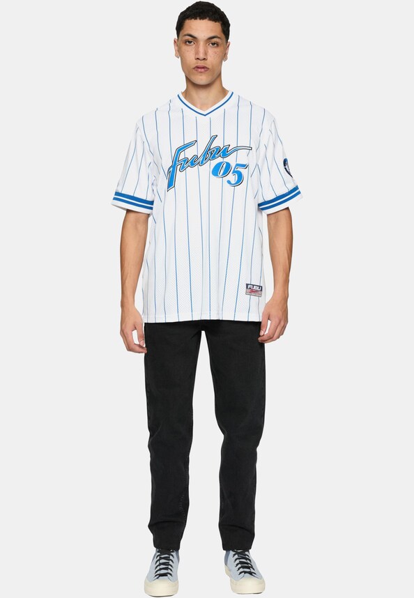 FM232-012-1 FUBU Retro Pinstripe Jersey-2
