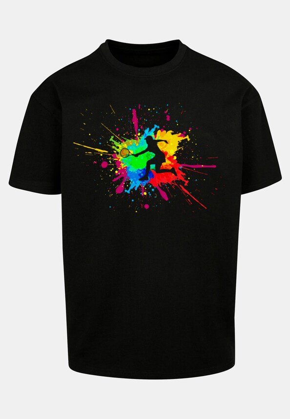 Color Splash Player Heavy Oversized Tee-4