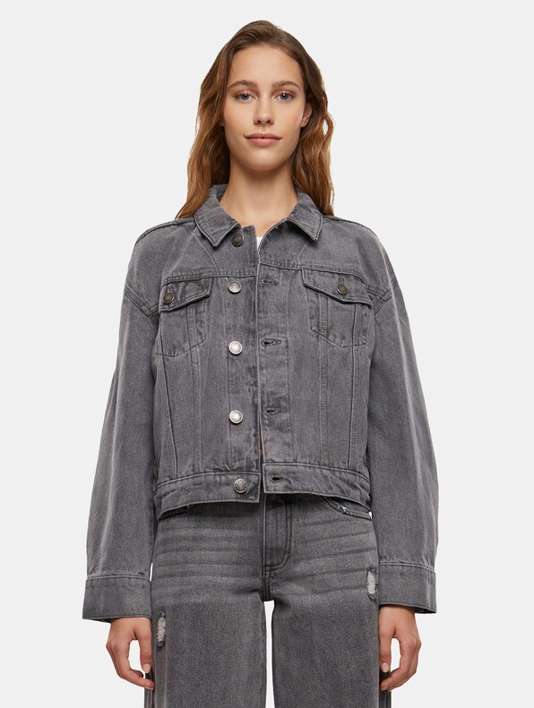 Urban Classics Ladies 80‘s Oversized Jeansjacken-2