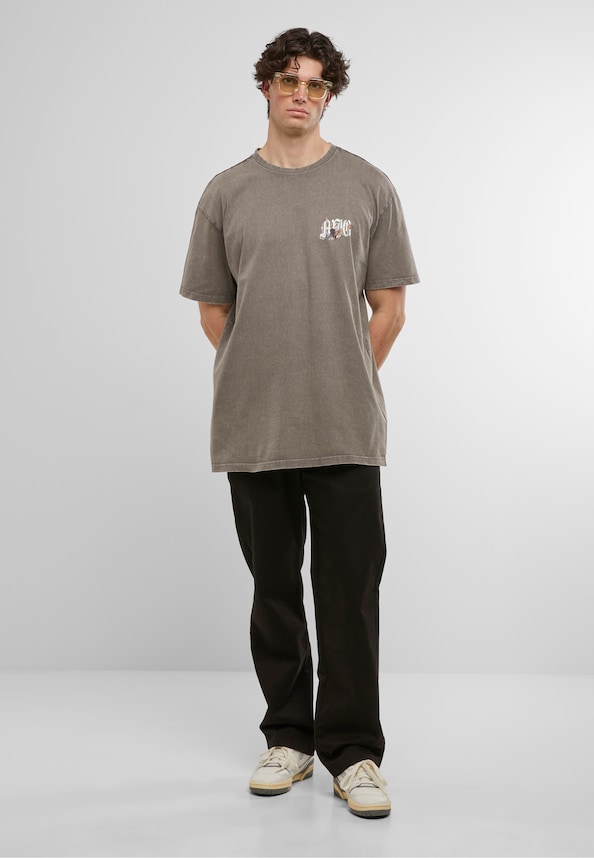 MJG Heavy Oversized Acid Washed Tee - Lone Hunter-2