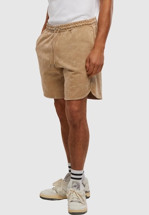 Washed Piped Shorts