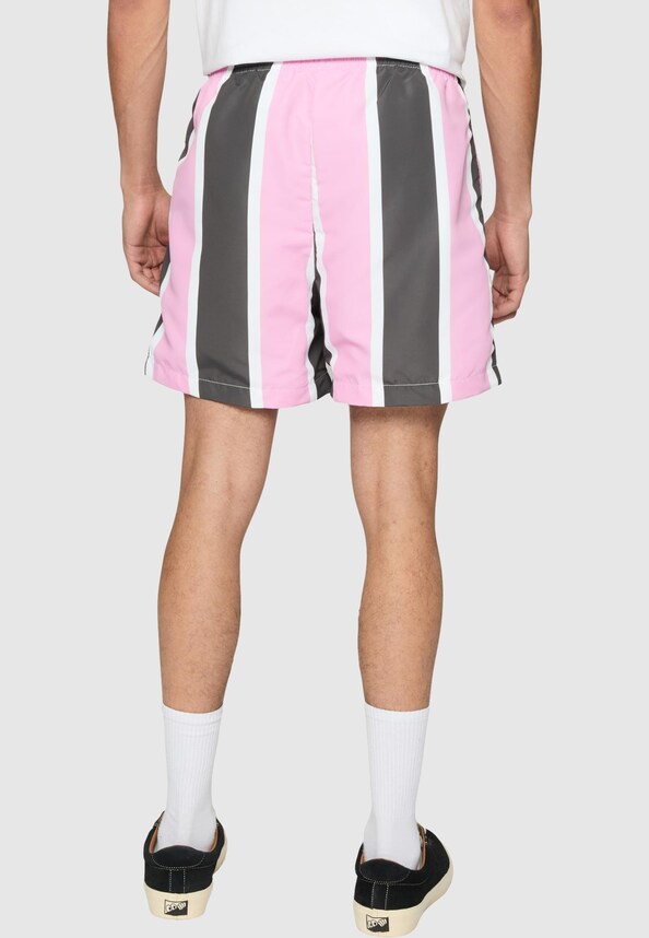 KM242-037-2 Retro Striped Boardshorts-1
