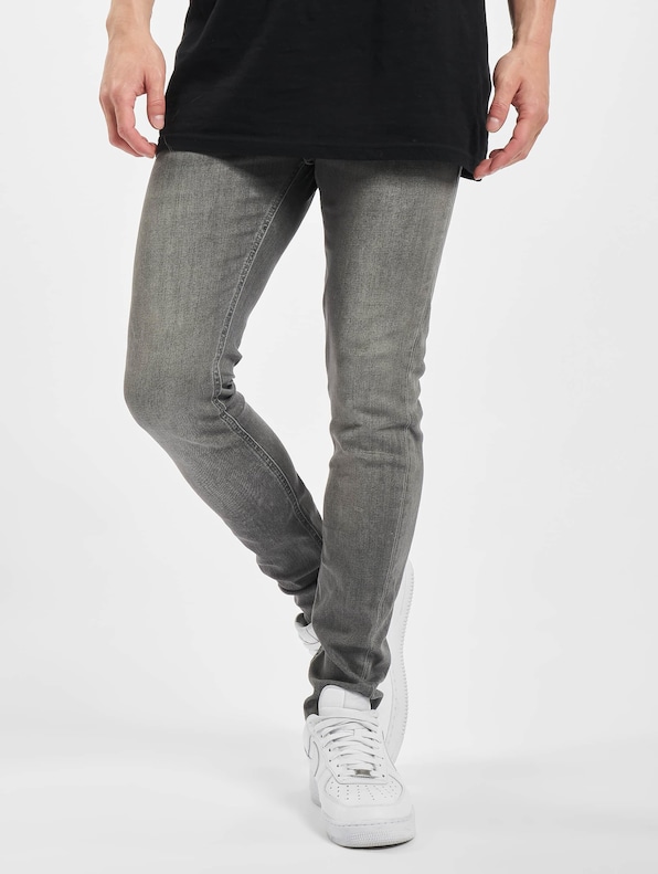 Jack & Jones jjiLiam jjOriginal Skinny Jeans Grey-0