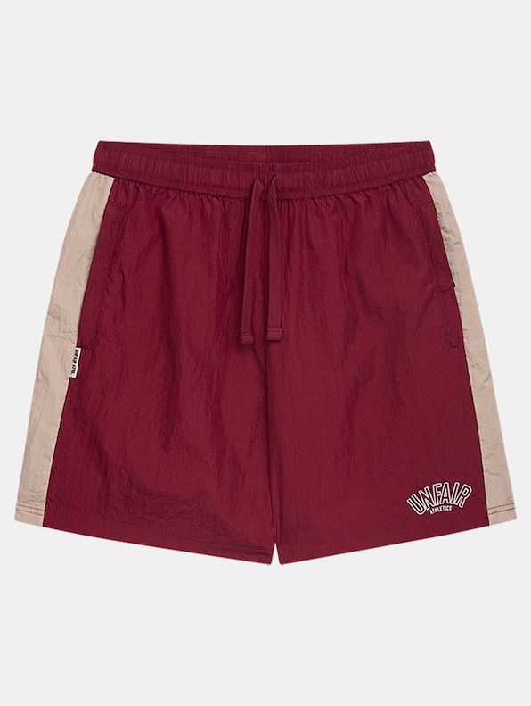 Elementary Crushed Shorts Burgundy-0