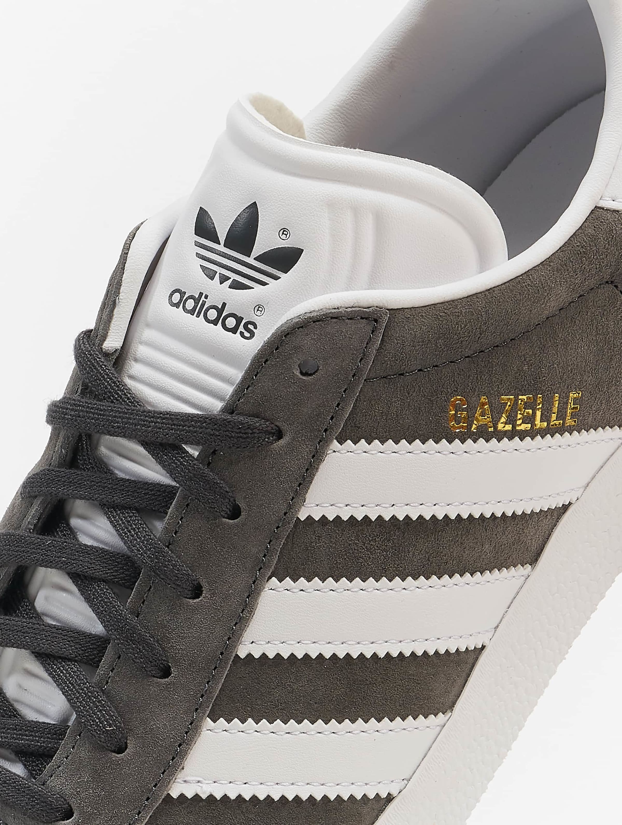 Adidas originals grey outlet and white gazelle sneakers