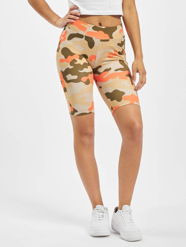 Ladies High Waist Camo Tech Cycle-2