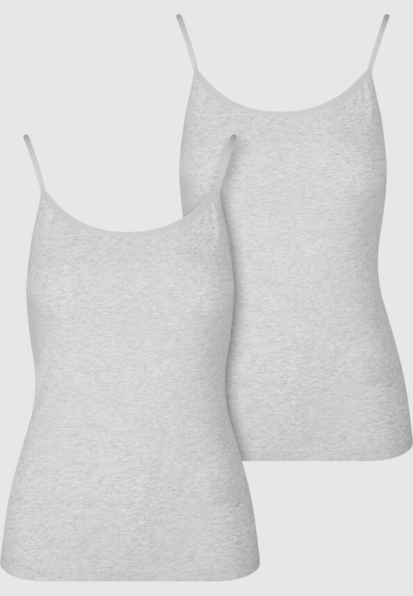 Ladies Basic Tank Top Cotton  2-Pack-8