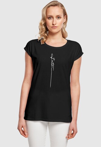 Ladies Faith Extended Shoulder Tee
