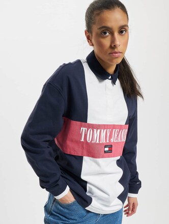Tommy Jeans Archive Blocking Rugby Polo Shirt