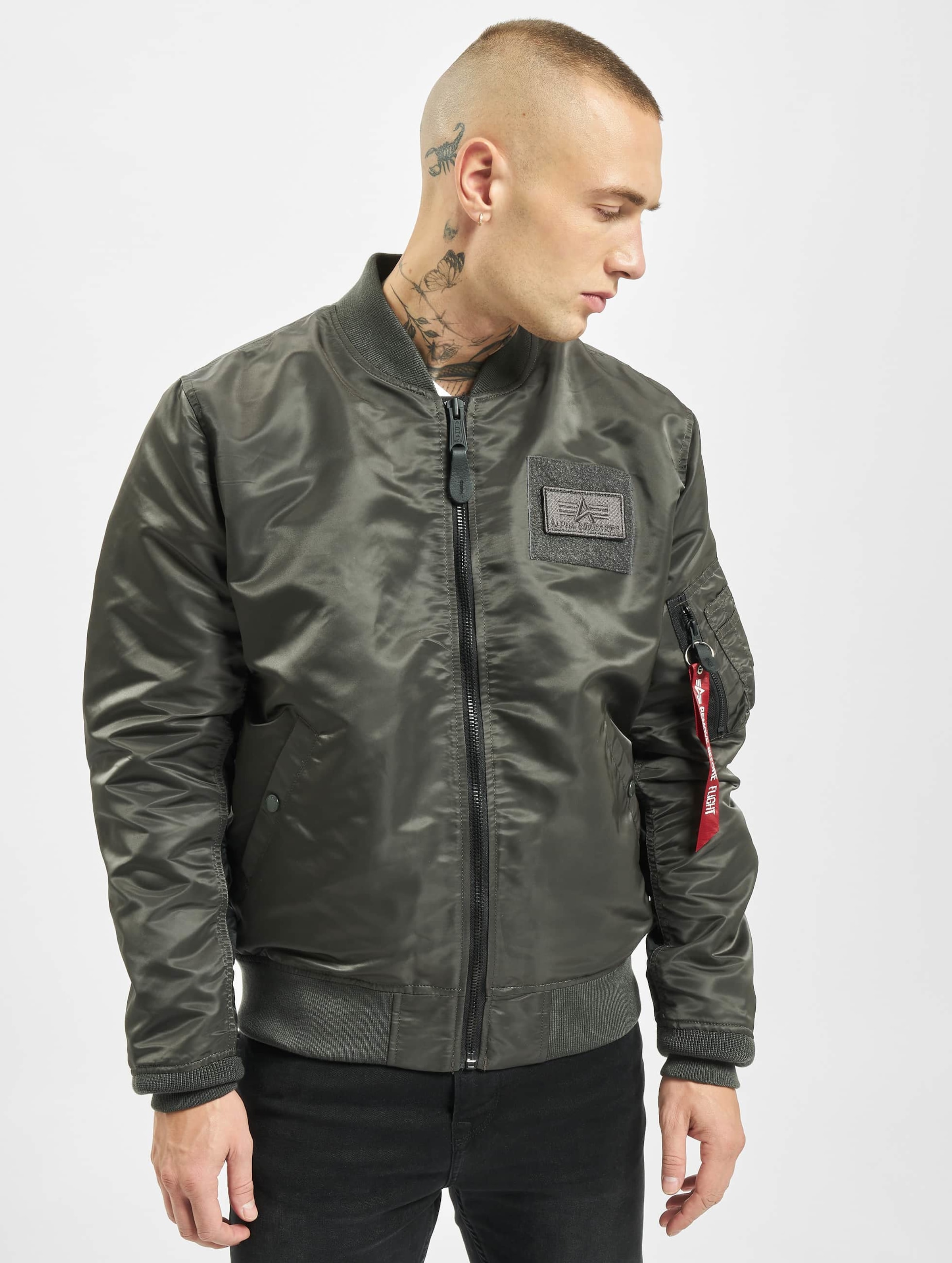 Custom alpha shop industries bomber