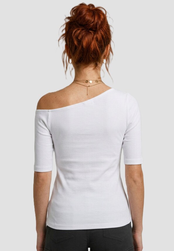 Ladies Essentials Asymmetric Rib-1