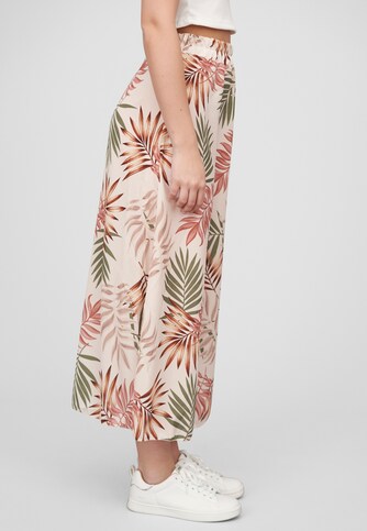 Cloud5ive Damen Longform Rock mit Allover Blätter Print