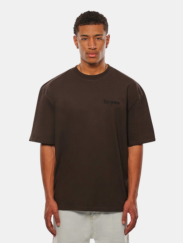 Dropsize Heavy Oversize Triple Logo T-Shirts-1