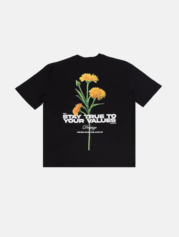 HEAVY OVERSIZE STAY TRUE FLOWERS -1