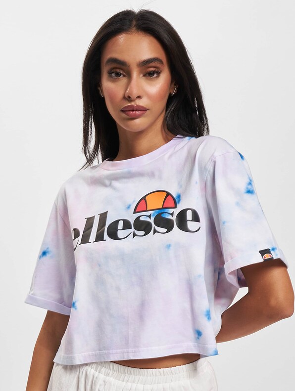 Ellesse Alberta Tie Dye Cropped T-Shirt-0