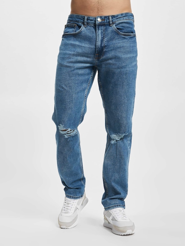 Denim Project Dprecycled Destroy Straight Fit Straight Fit Jeans-2