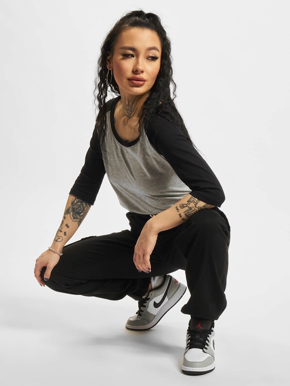 Ladies 3/4 Contrast Raglan Tee-3