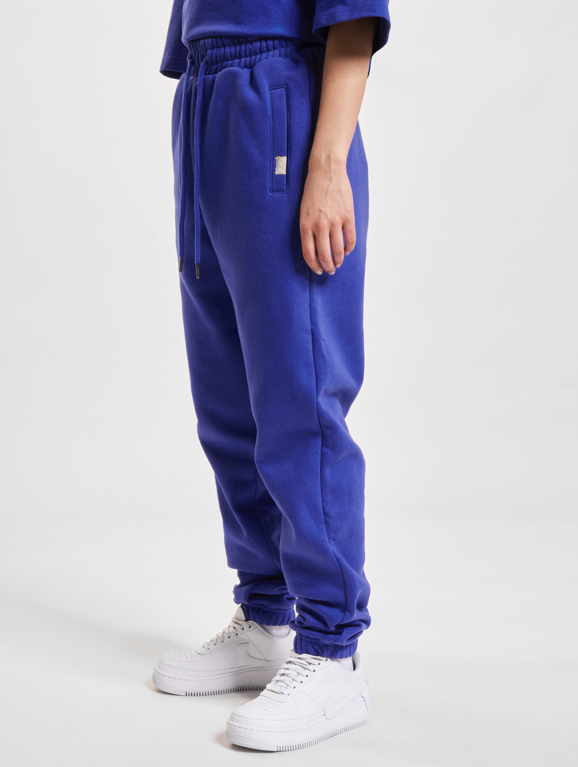 DEF Oversized Sweatpants Vrouwen op kleur blauw, Maat XS
