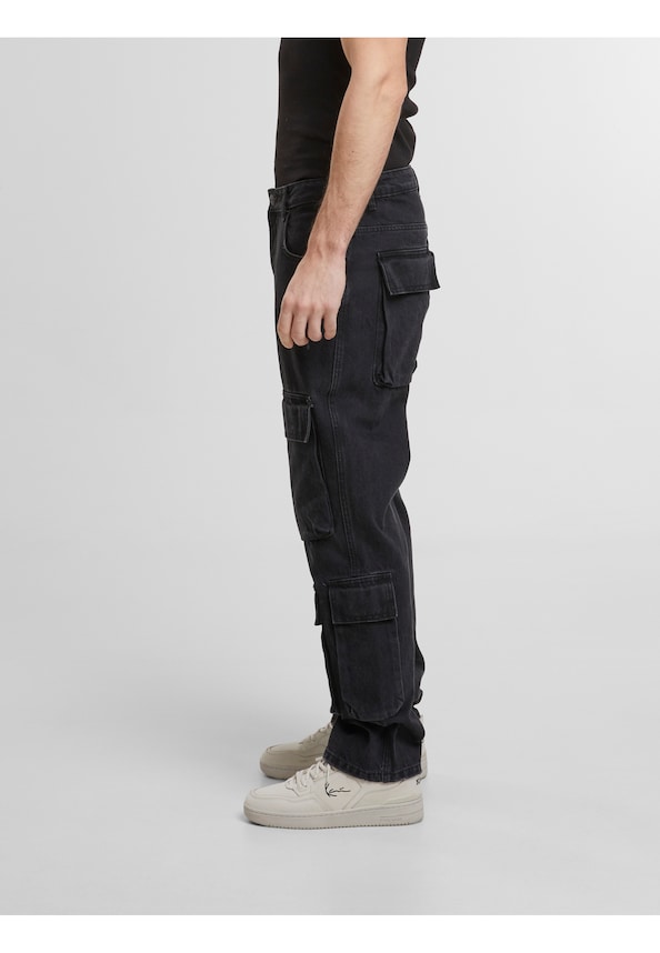 Vida Cargo Straight Jeans-2