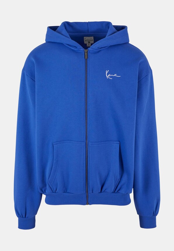 KM-ZH011-091-02 KK Chest Signature Essential Zip Hoodie blue-1