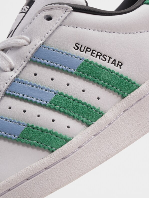 Adidas Originals Superstar Sneakers Ftwr White/Semi Screaming Green/Blue-9