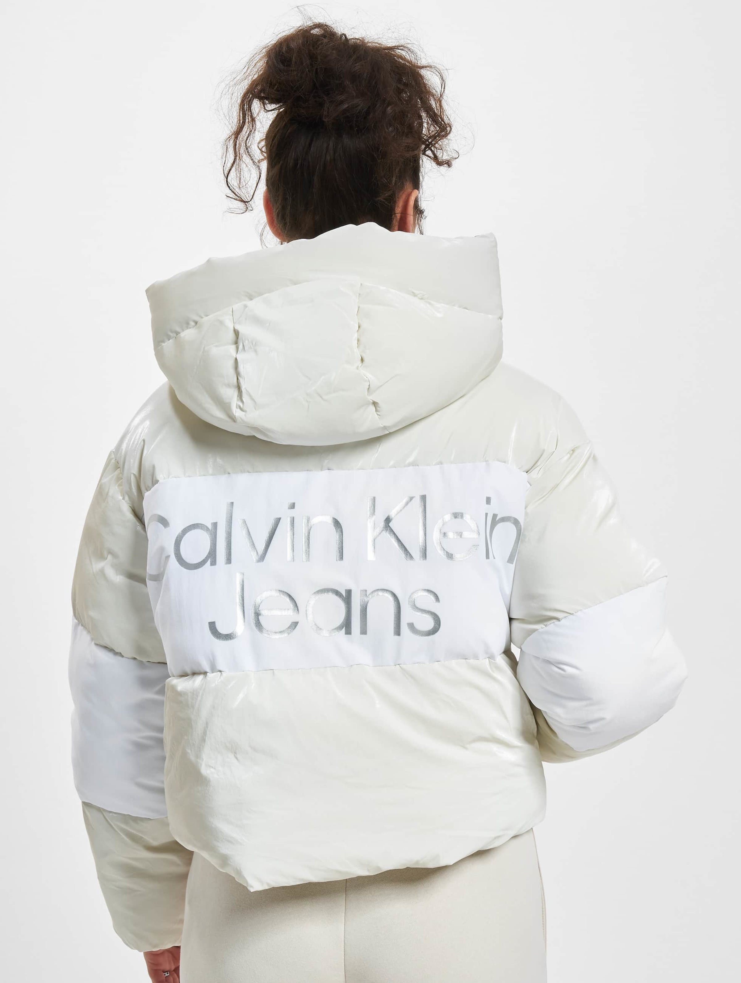 Calvin klein deals white winter jacket