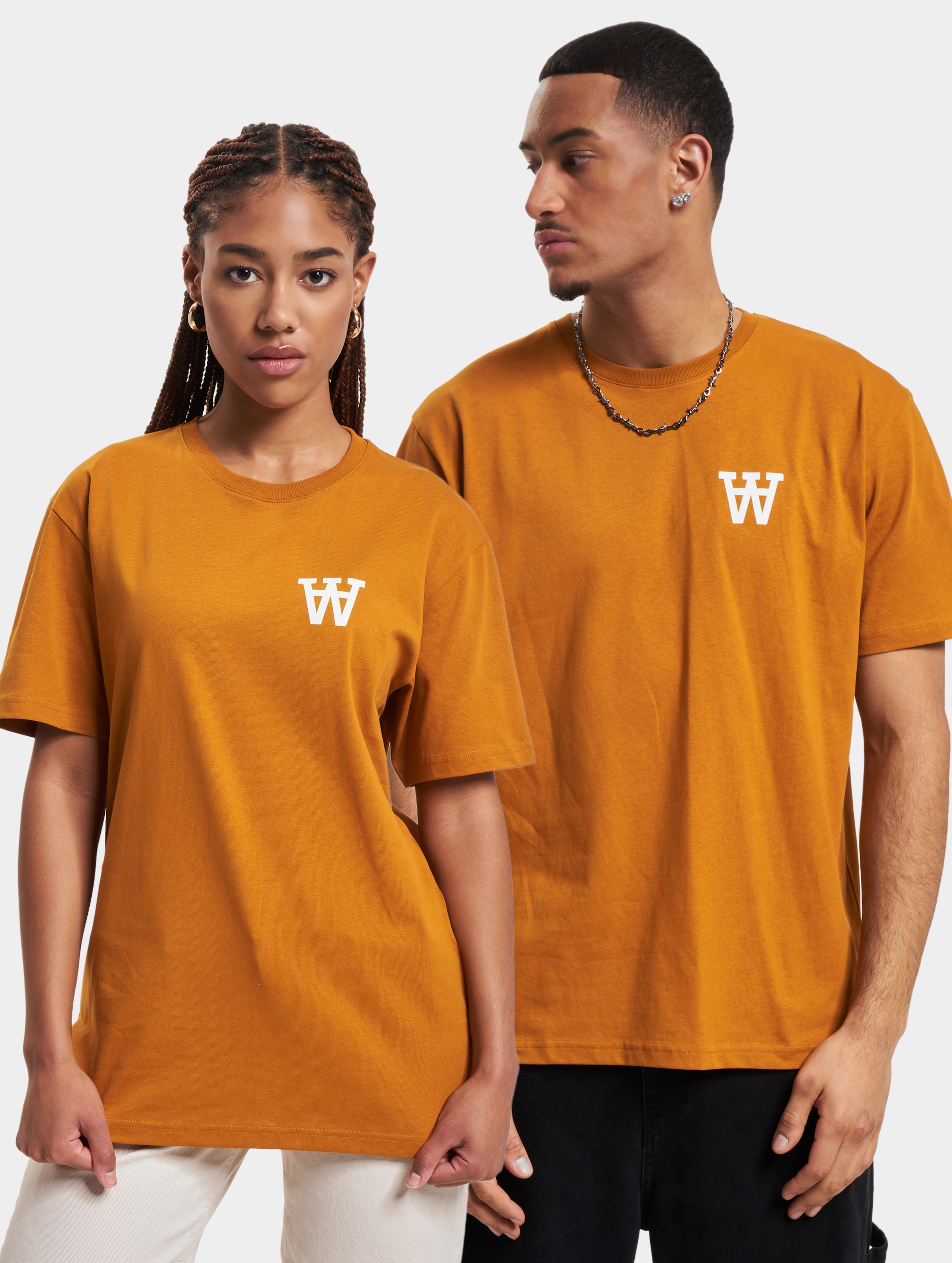 Wood T-Shirt Vrouwen op kleur bruin, Maat XL