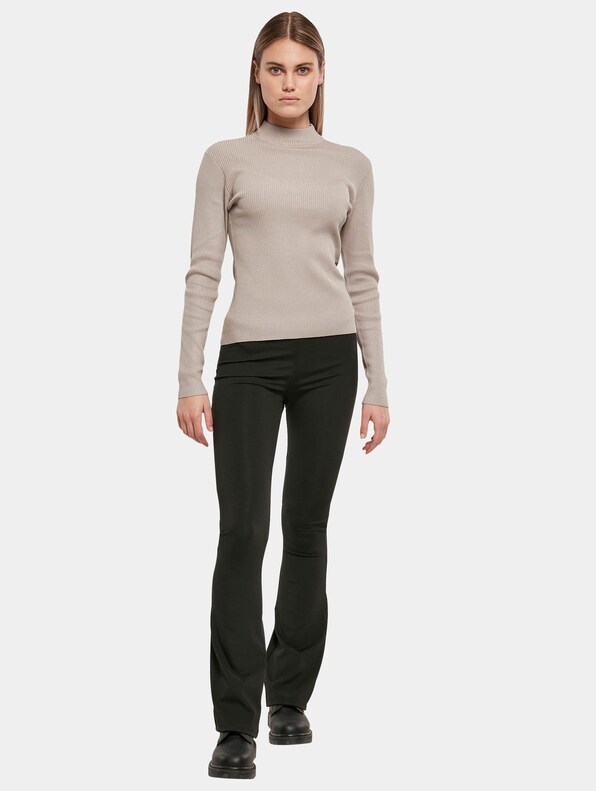 Ladies Rib Knit Turtelneck -3