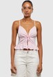 Ladies Waffle Pique Ruffle Top-2