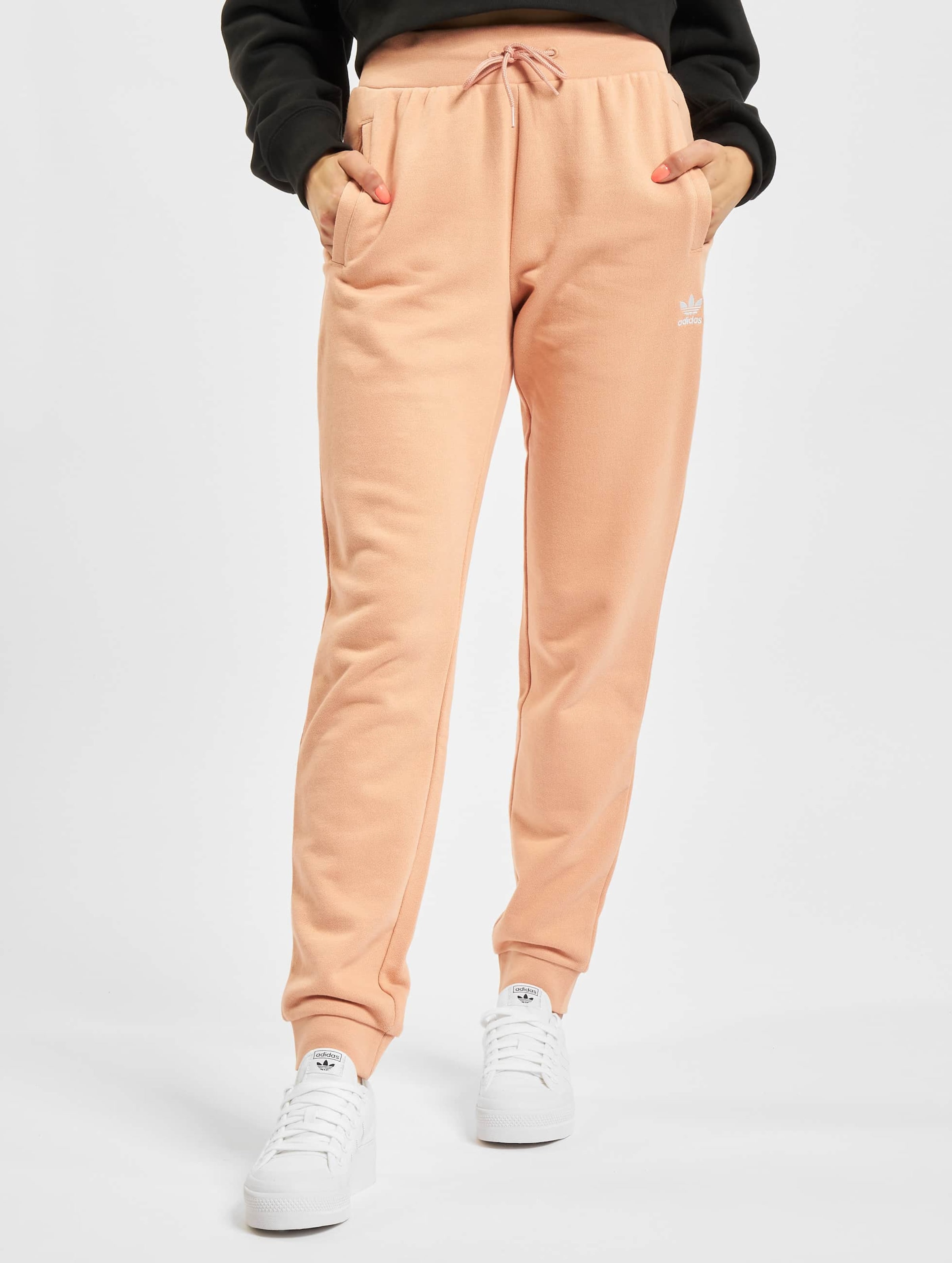 adidas Originals Adidas Adicolor Essential Slim Sweat Pants Vrouwen op kleur oranje, Maat 42