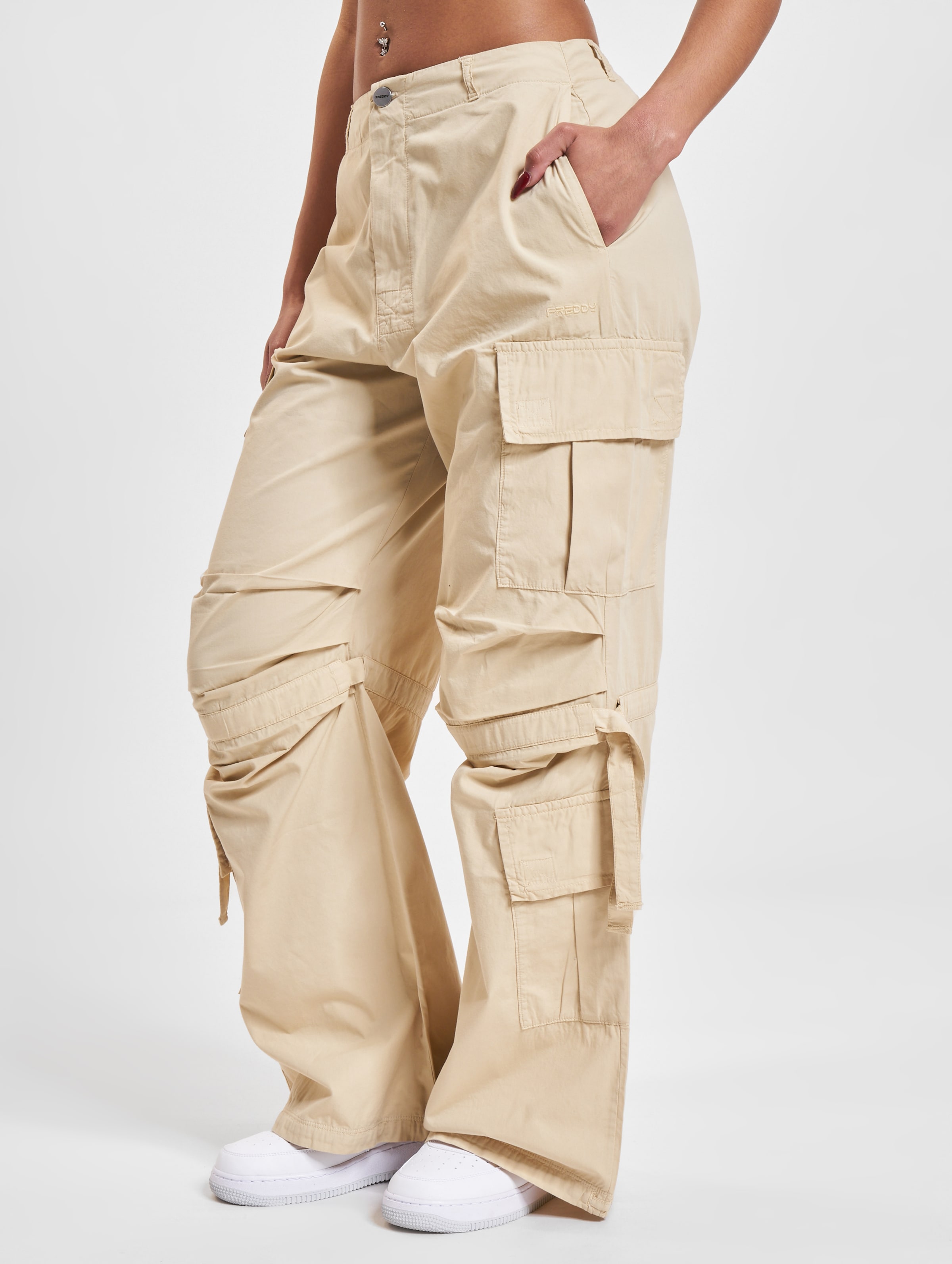 Freddy Britney F301 Cargo Pants Vrouwen op kleur beige, Maat XL