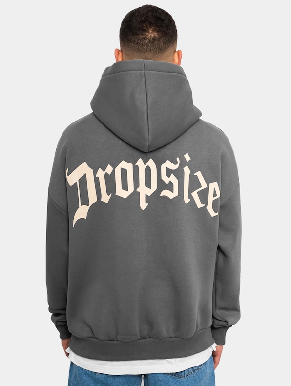 Dropsize Heavy Oversize Frottee Embo Hoodies-0