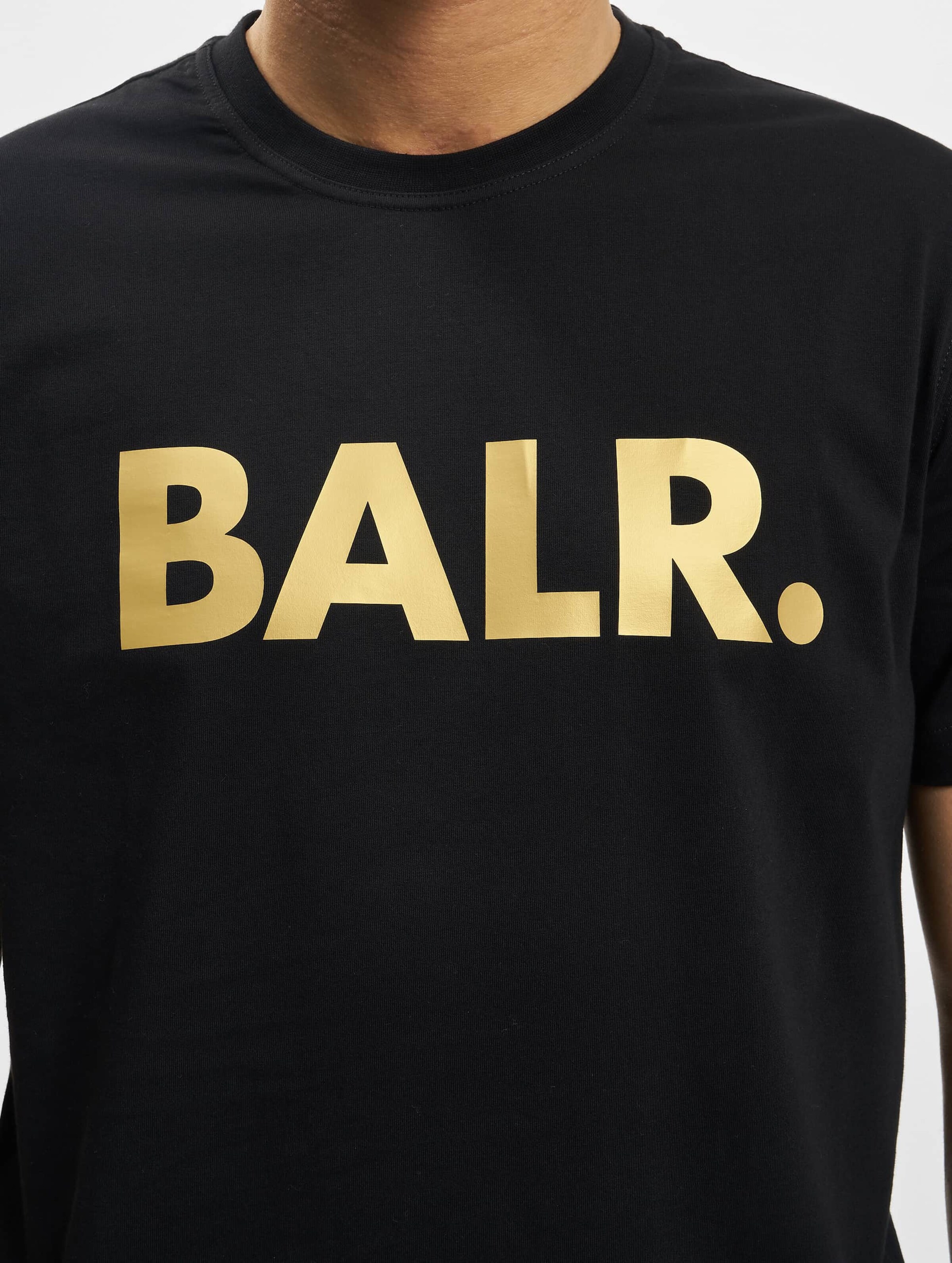 Balr Brand Straight T Shirt Grey Melange DEFSHOP 82199