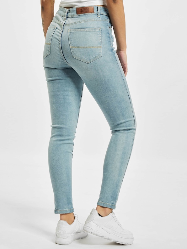 Urban Classics Ladies Skinny High Waist Jeans-1