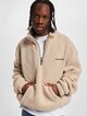 PEGADOR Puka Teddy Half Zip Pullover-0