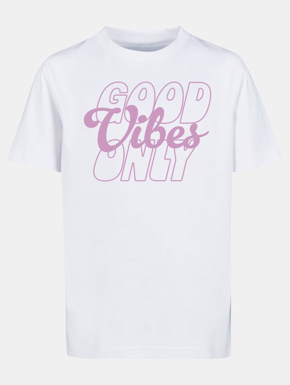 Mister Tee Good Vibes Only Wording Tee-0