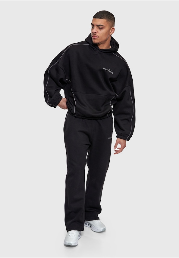 PIPING OPEN LEG JOGGER-3