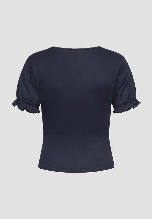 Pieces Damen Crop Shirt-1