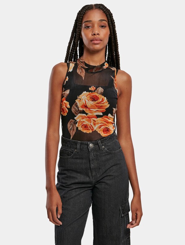 Ladies Sleeveless Mesh-0