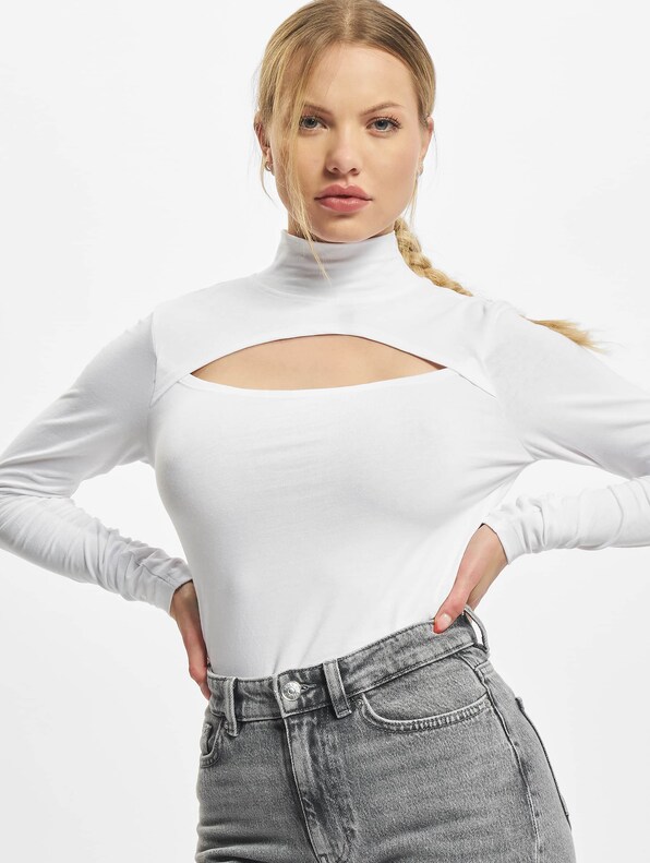 Ladies Cut-Out Turtleneck-0