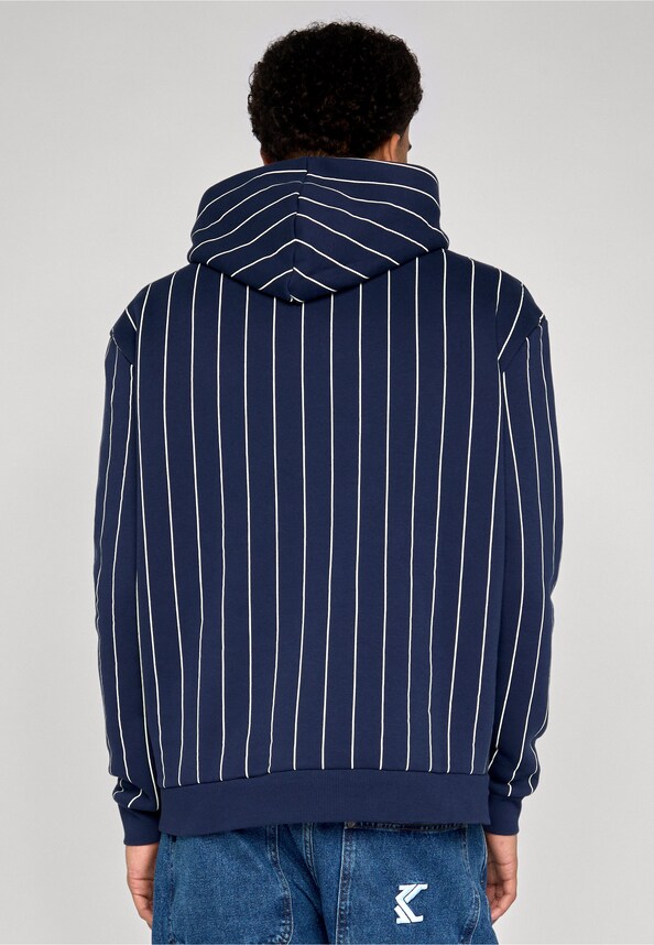 Cursive Varsity Pinstripe -1