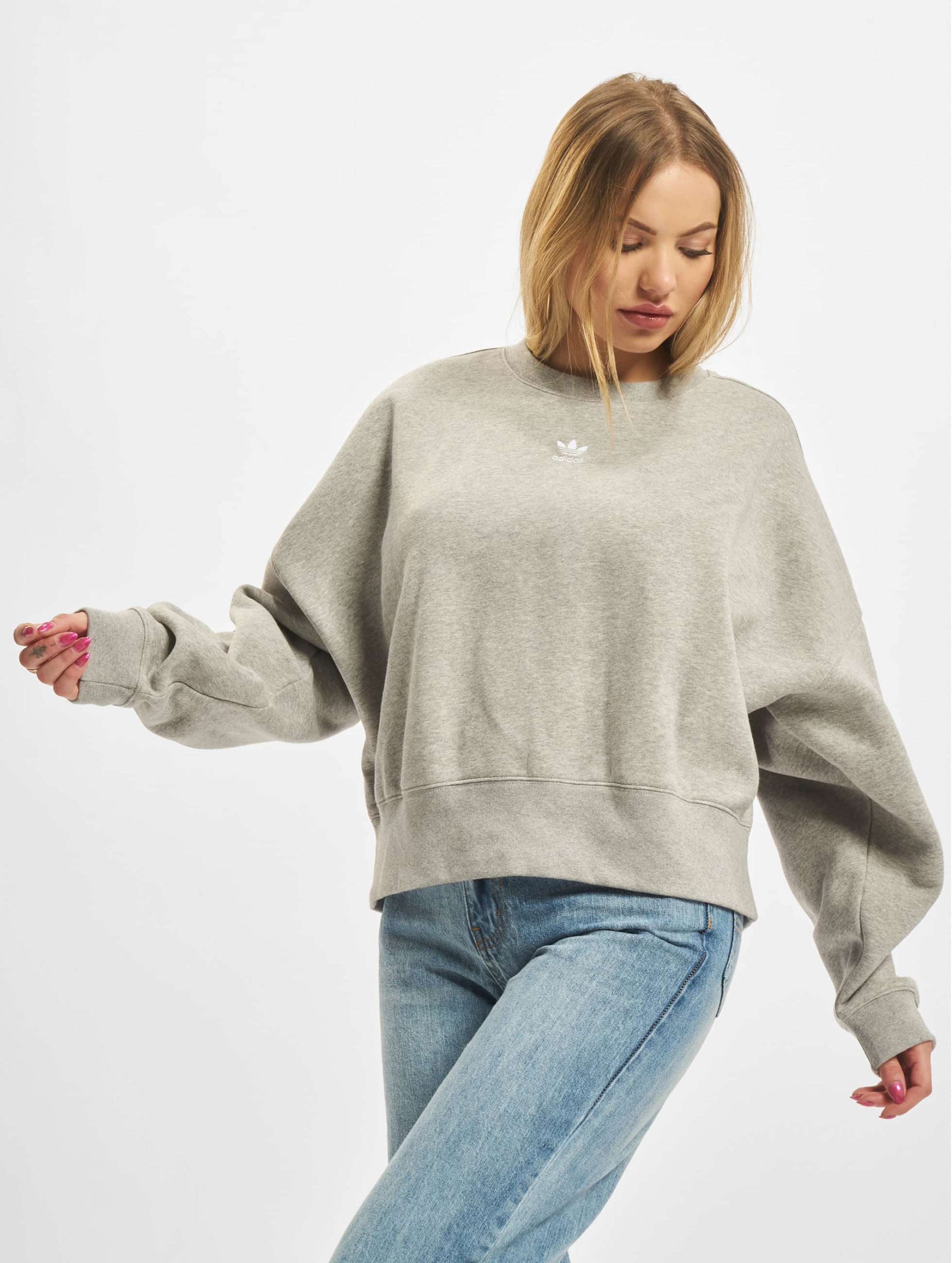 adidas Originals Adidas Sweatshirt Vrouwen op kleur grijs, Maat 40